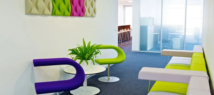 Decoración de una oficina
