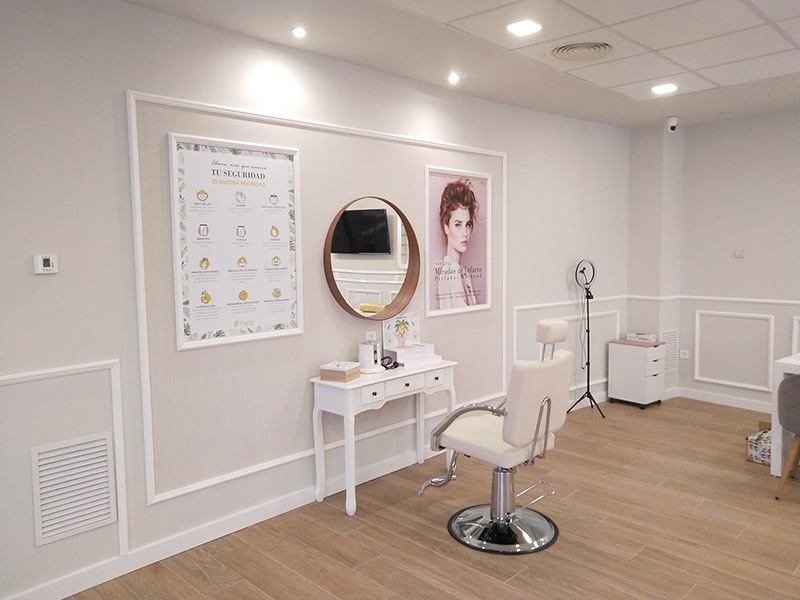 Reforma de local de estética en Zaragoza